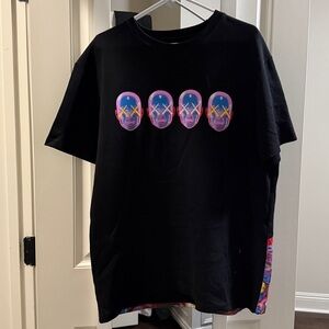 Black Graphic Short Sleeve Tee